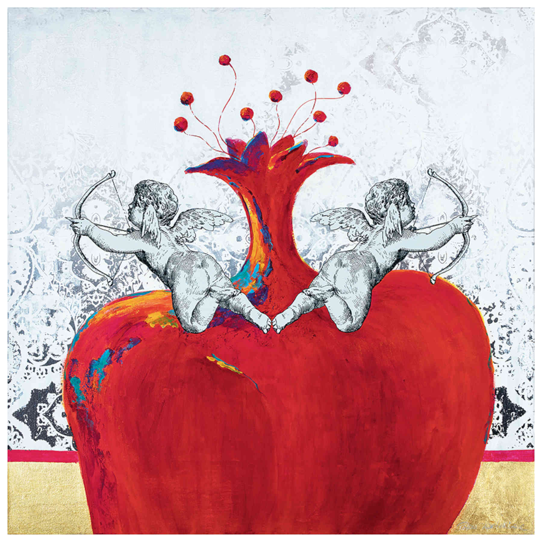 Lush Print On Canvas Artwork By Petra Kaltenbach in Dubai