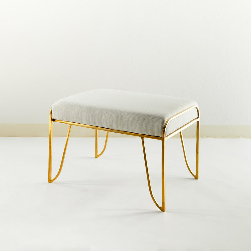 LENA Brass Stool, Designer Furniture in Dubai