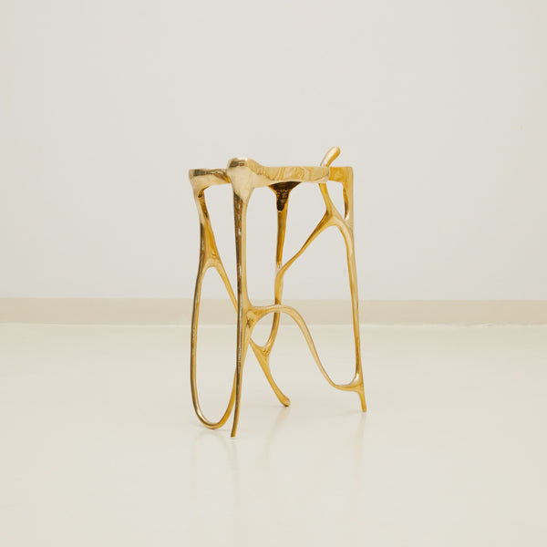 INK Golden Brass Side Table, Designer Furniture in Dubai