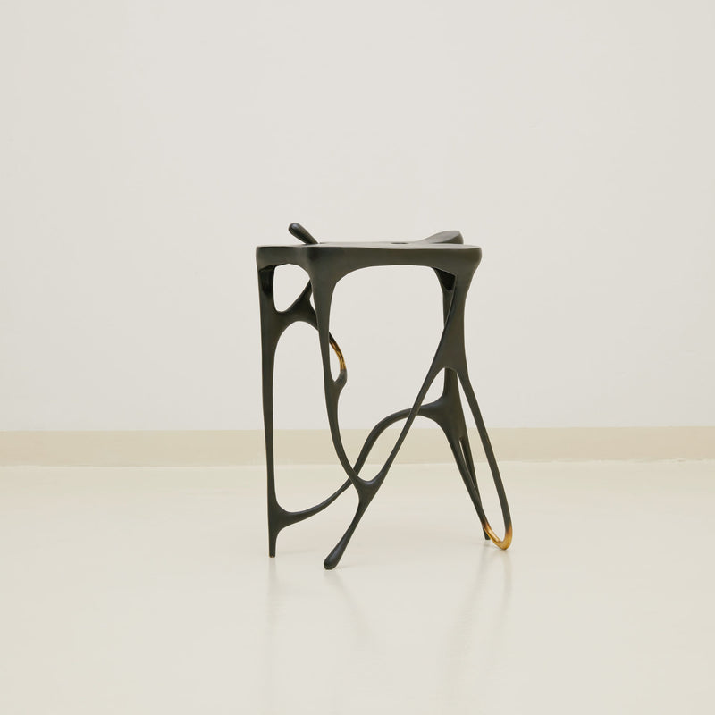 INK Blackened Brass Side Table Set