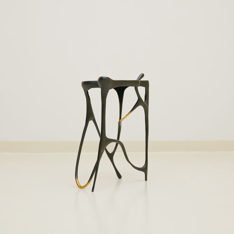 INK Blackened Brass Side Table, Designer Furniture in Dubai
