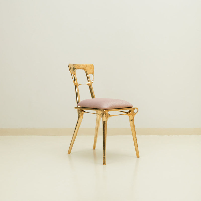 LISU Brass Dining Chair, Designer Furniture in Dubai