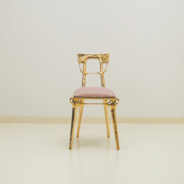 LISU Brass Dining Chair, Designer Furniture in Dubai