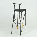 INK Blackened Brass Bar Stool, Designer Furniture in Dubai