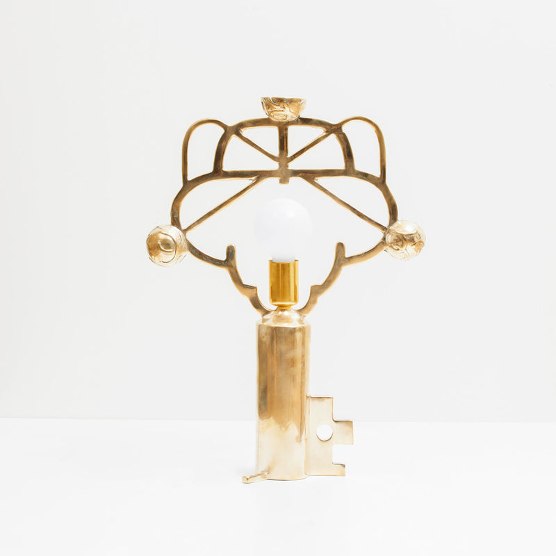 Golden Key Brass Lamp, Designer Furniture in Dubai