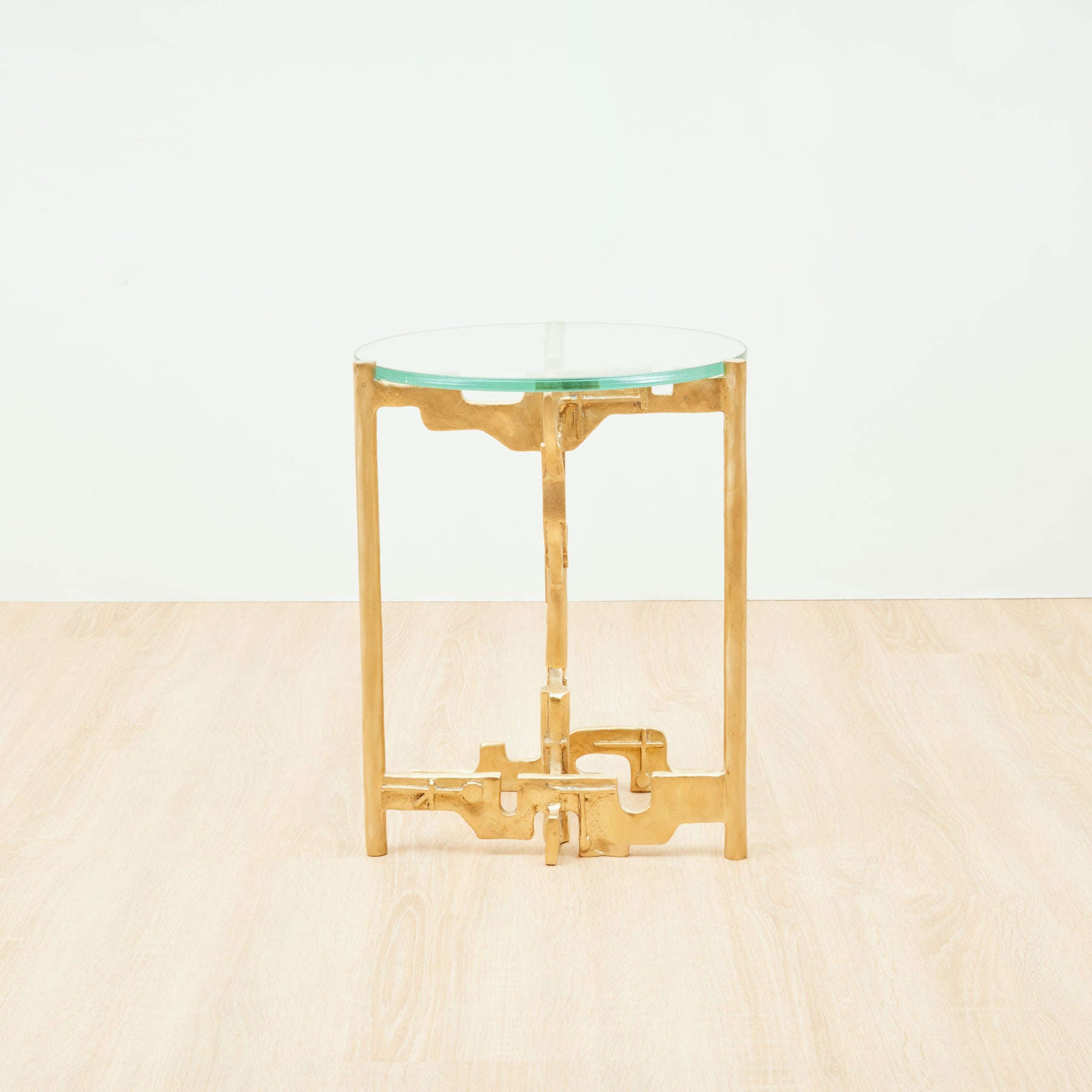 Golden Key Brass Side Table, Designer Furniture in Dubai