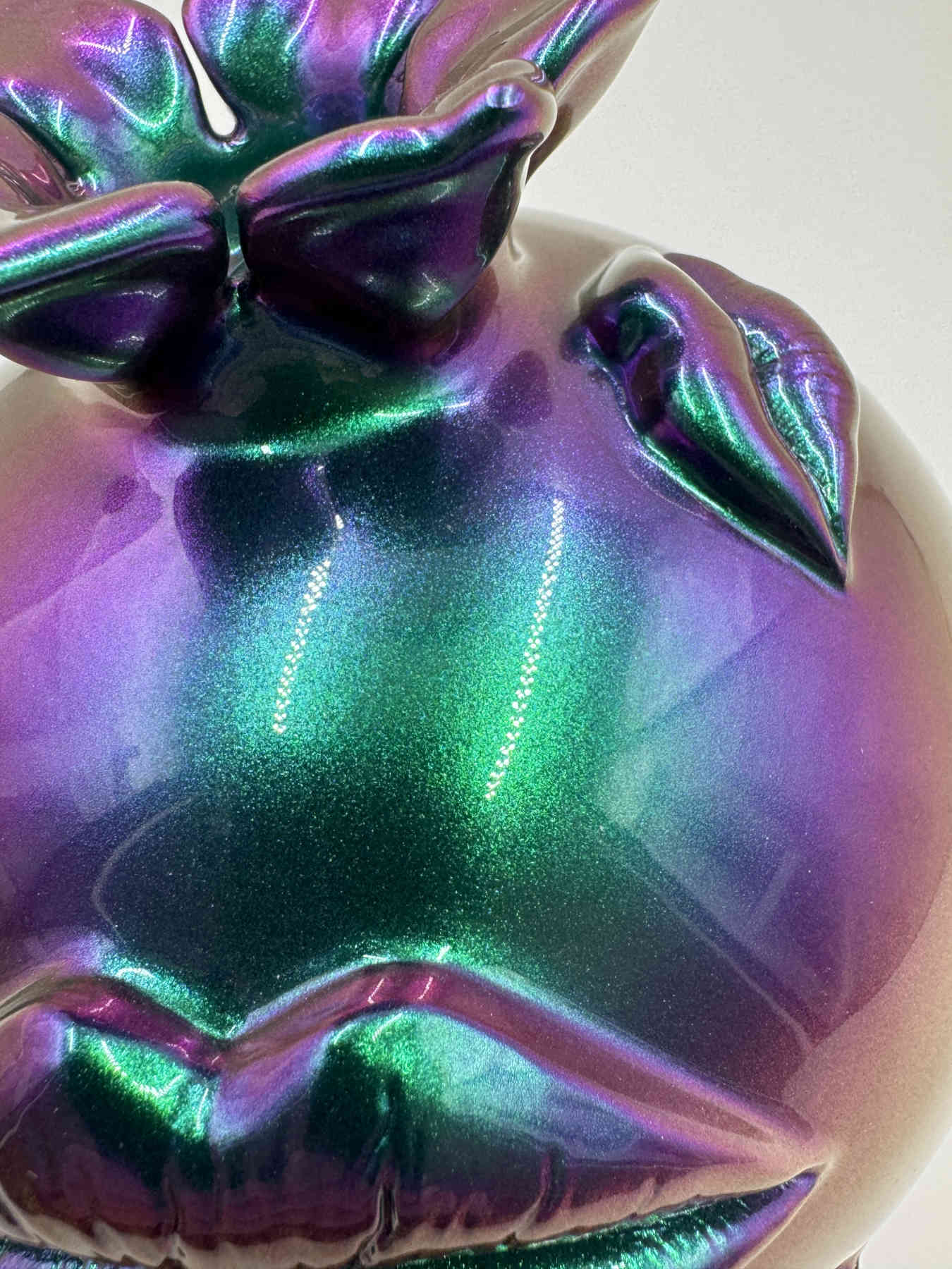Green Blue Magenta Pomegranate Sculpture Corporate Gifts