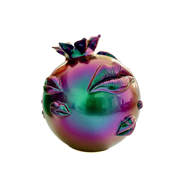 Green Blue Magenta Pomegranate Sculpture Corporate Gifts