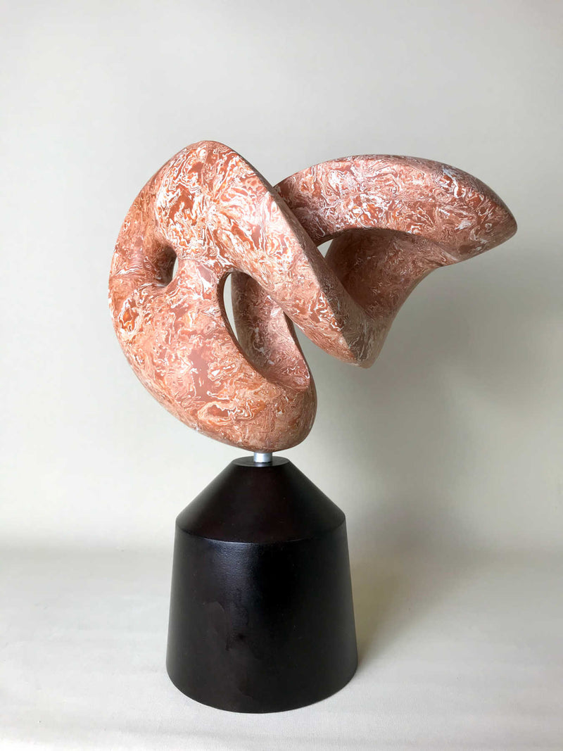 Magic Moves Mixed Media Sculpture, Contemporary Clay Statues By Gabriel Rivera