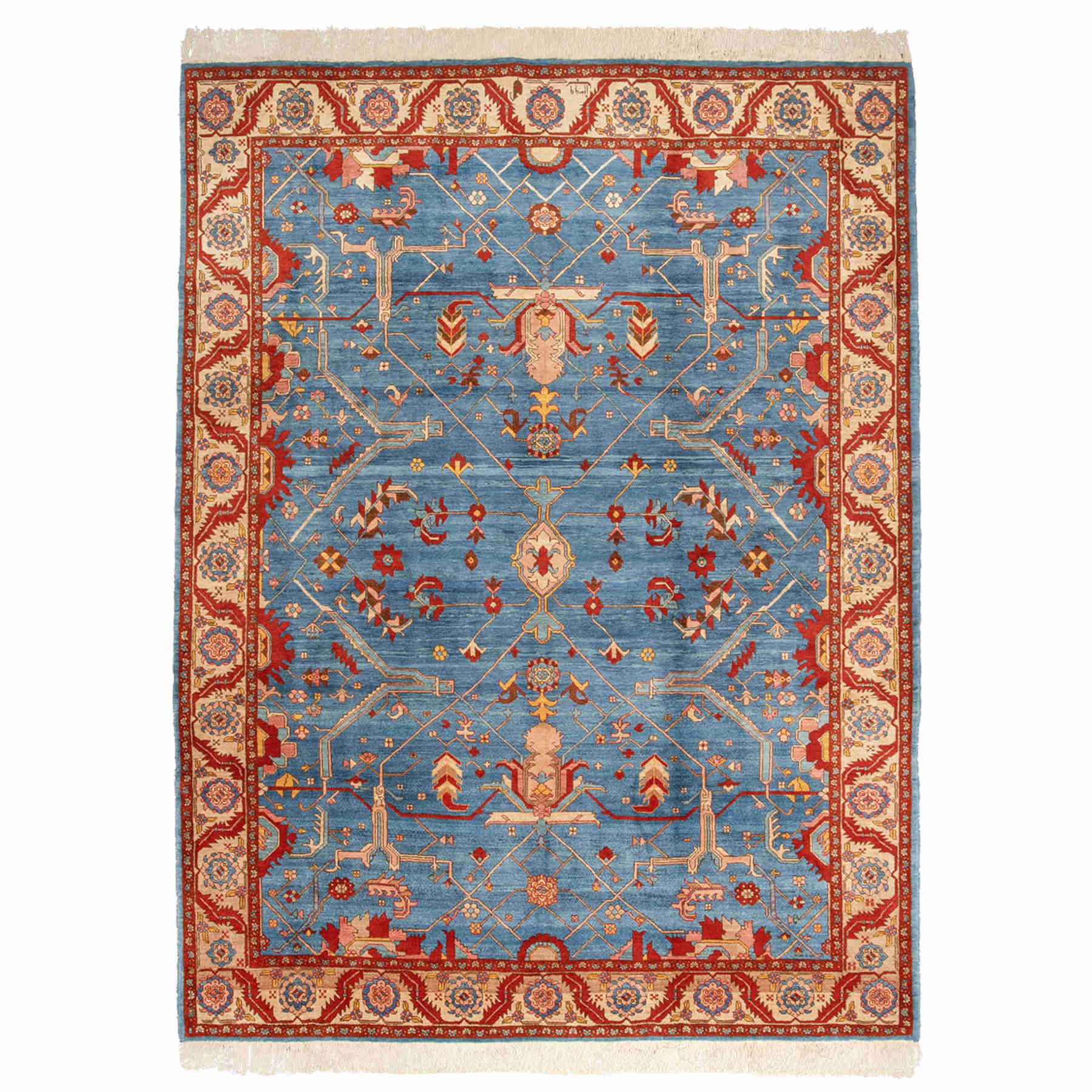 Mahor Heriz Persian Carpet Wool 217x278, Authentic Vintage Rugs & Kilims in Dubai