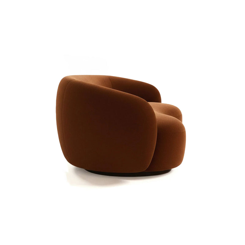 Brown Velvet Sofa, Contemporary Designer Furniture