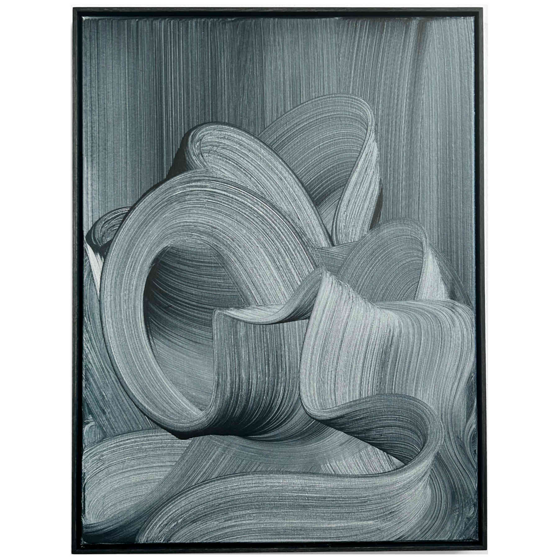 Monochromatic Abstract Painting For Interior Design By Nikolaos Schizas in Dubai