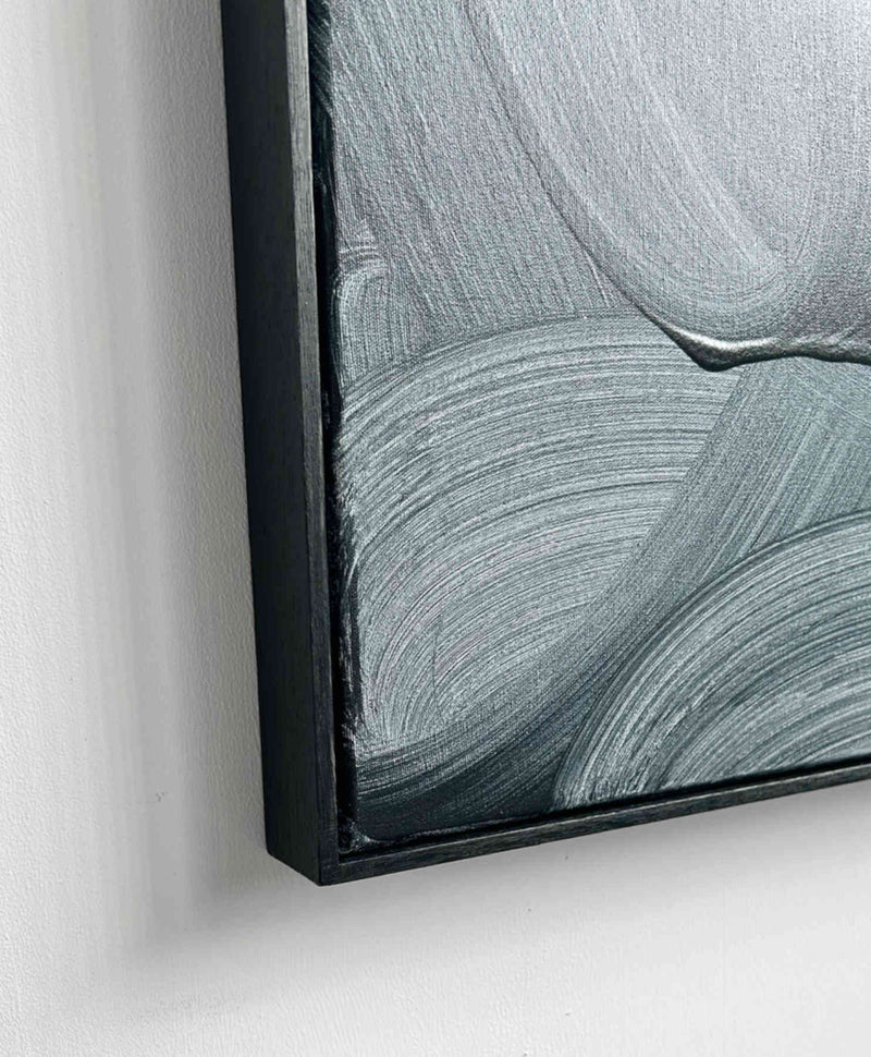 Monochromatic Abstract Painting For Interior Design By Nikolaos Schizas in Dubai