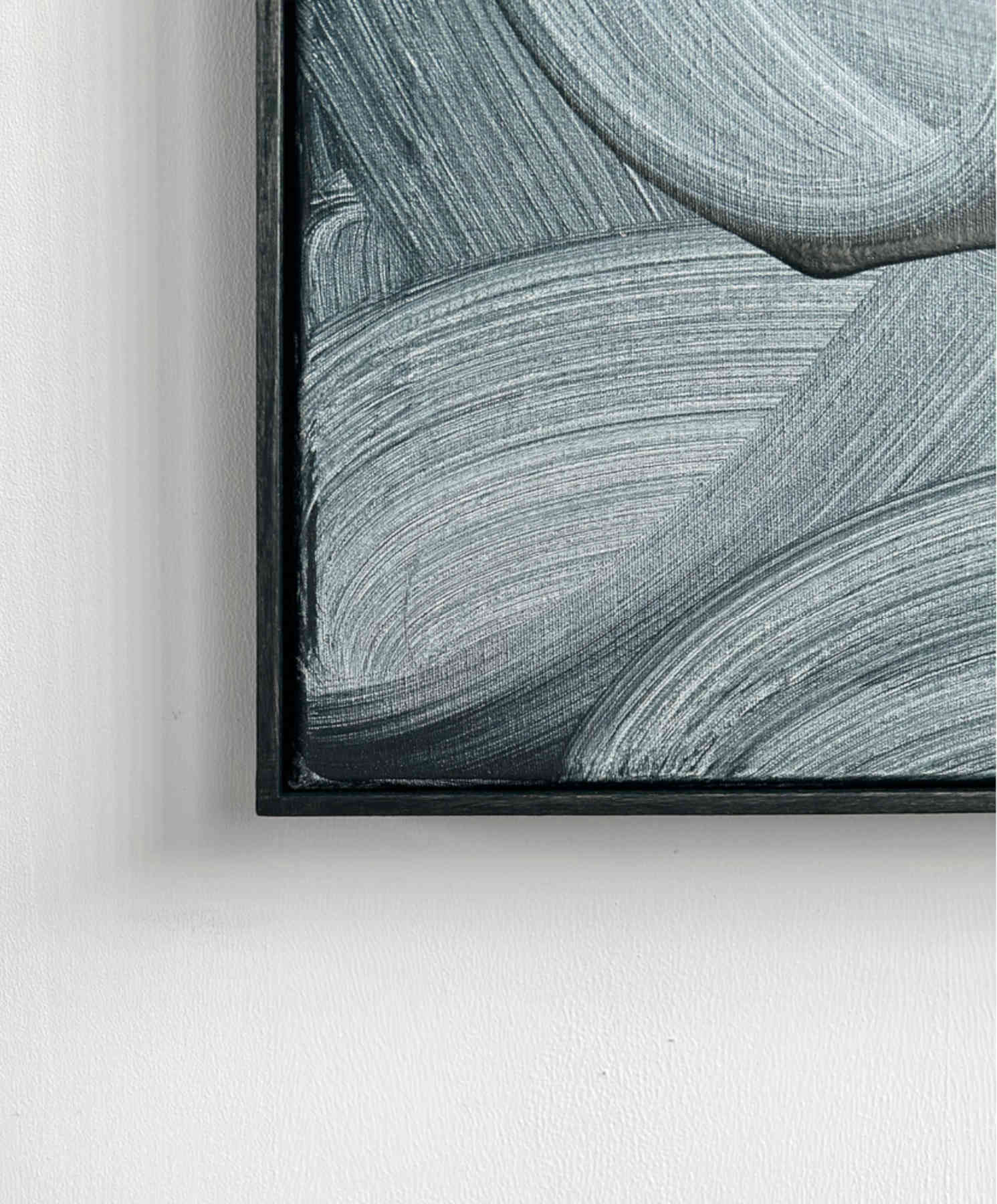 Monochromatic Abstract Painting For Interior Design By Nikolaos Schizas in Dubai