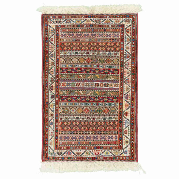 Moharamat Sirjan Persian Kilim 59x93, Handmade Nomadic Wool Rugs & Kilims in Dubai