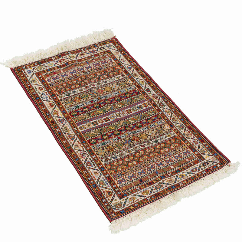 Moharamat Sirjan Persian Kilim 59x93, Handmade Nomadic Wool Rugs & Kilims in Dubai