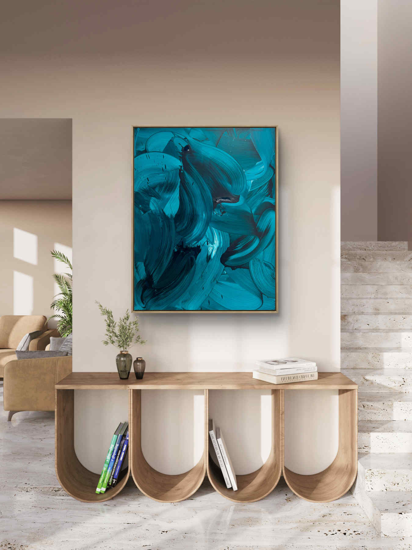 Abstract Painting For Interior Design in Dubai