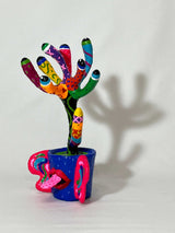 Colorful Folk Art Paper Mache Sculpture By Najva Erfani in Dubai