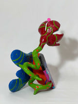 Colorful Folk Art Paper Mache Sculpture By Najva Erfani in Dubai