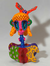 Colorful Folk Art Paper Mache Sculpture By Najva Erfani in Dubai