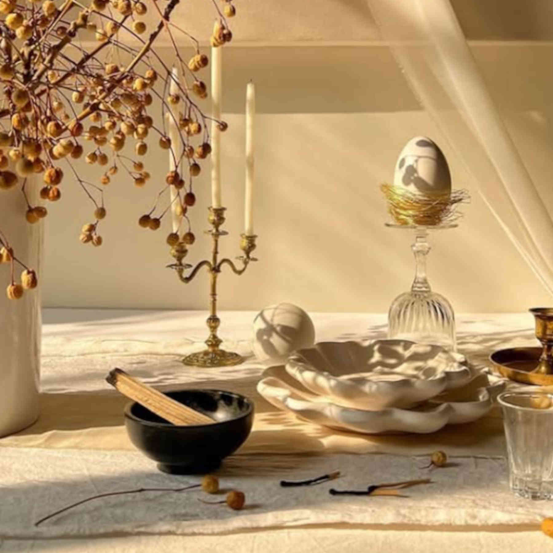 Natural Stone Dip Bowl - River Stone Dining Tableware & Stoneware