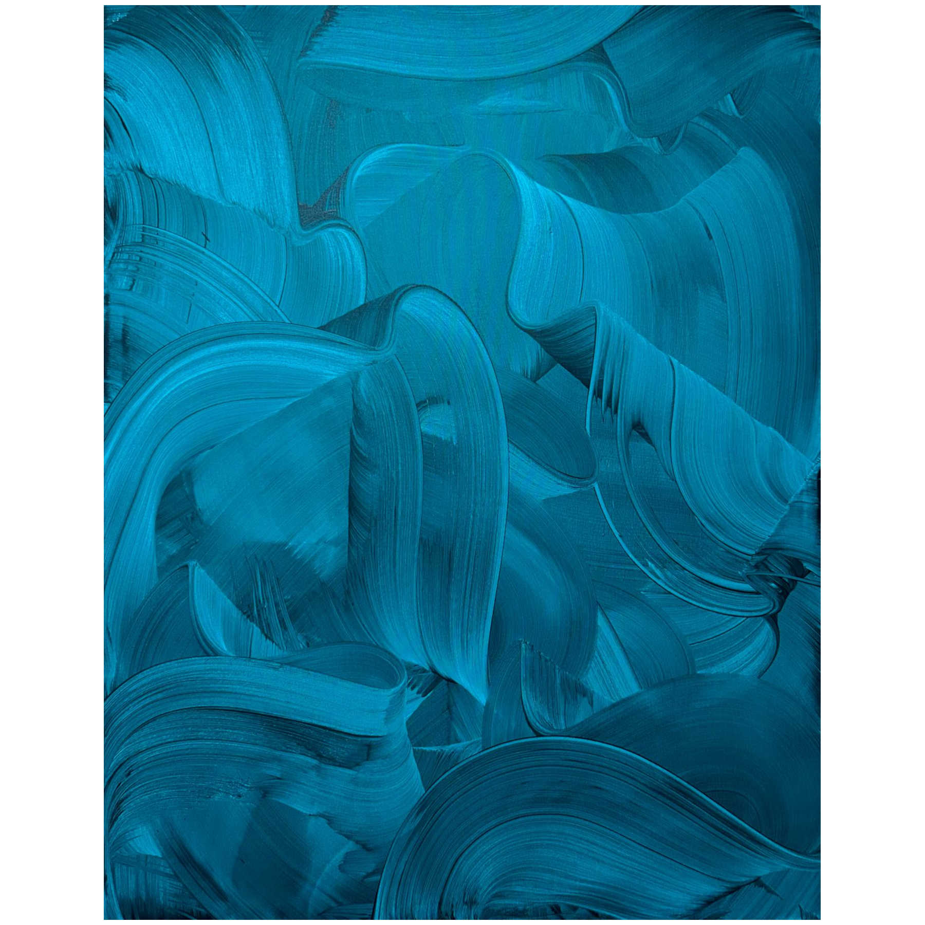 Blue Abstract Painting For Interior Design in Dubai