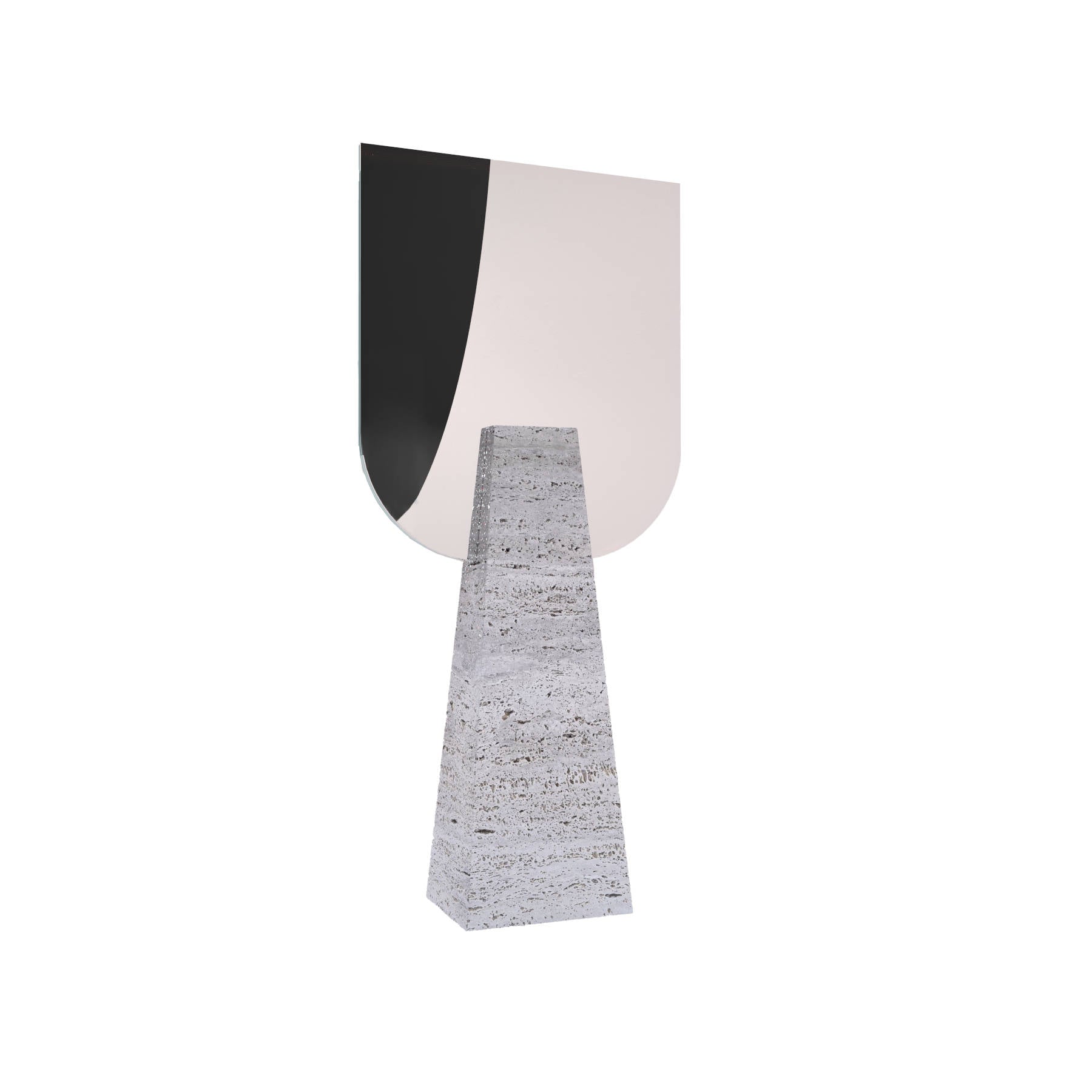 Travertine Table Mirror - Italian Designer Furniture & Decor in Dubai