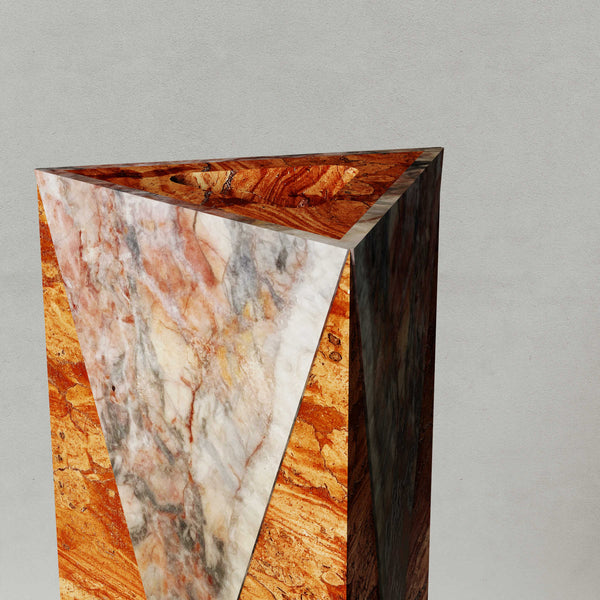 Fior di Pesco & Asiago Red Marble Vase