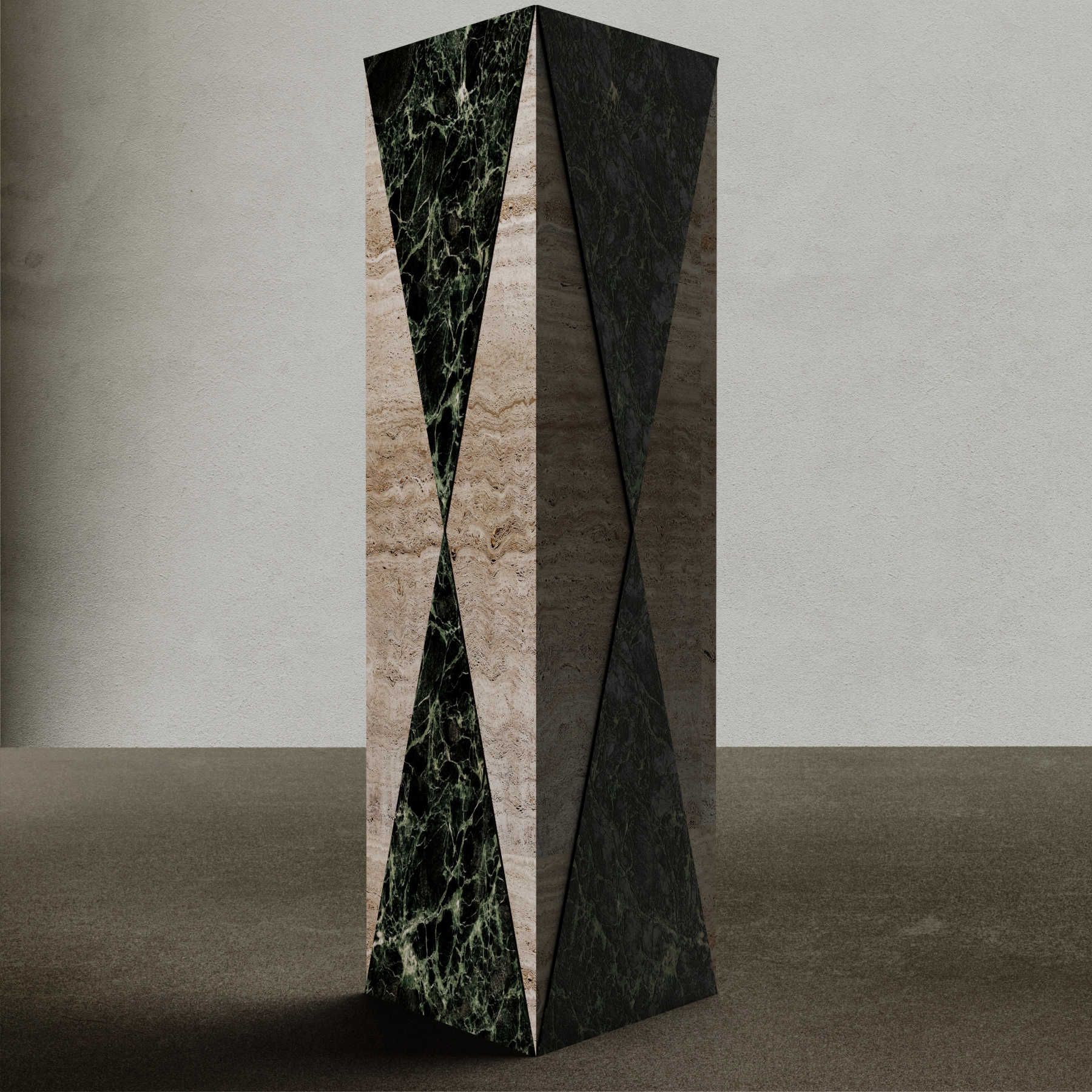 Alpi Green Marble Vase - Italian Designer Marble & Travertine Decor