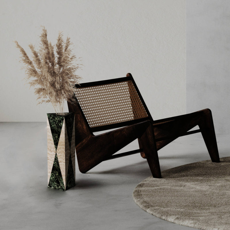 Alpi Green Marble Vase - Italian Designer Marble & Travertine Decor