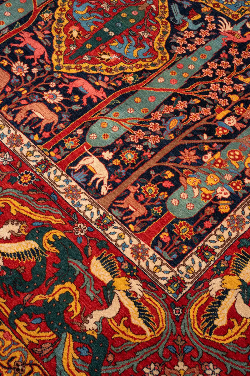 Pardis Heriz Persian Rug Wool & Cotton 210x410