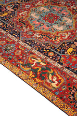 Pardis Heriz Persian Rug Wool & Cotton 210x410