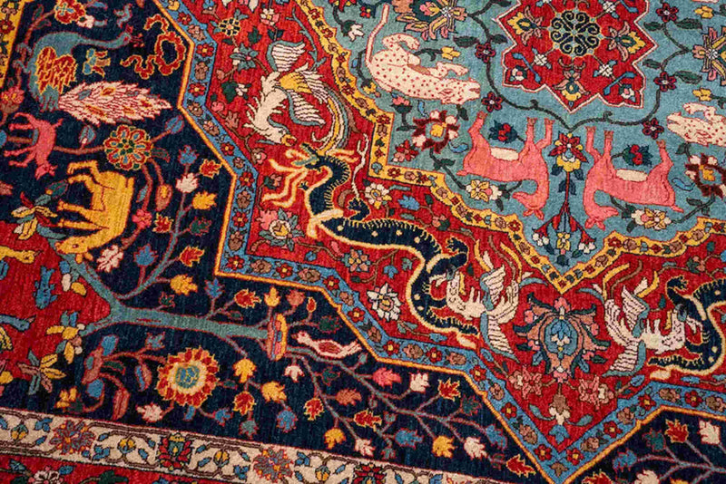 Pardis Heriz Persian Rug Wool & Cotton 210x410