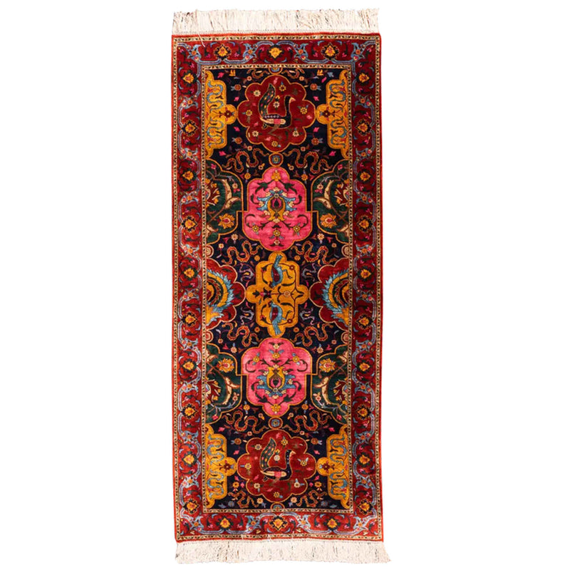 Parihan Heriz Persian Rug Silk 73x182