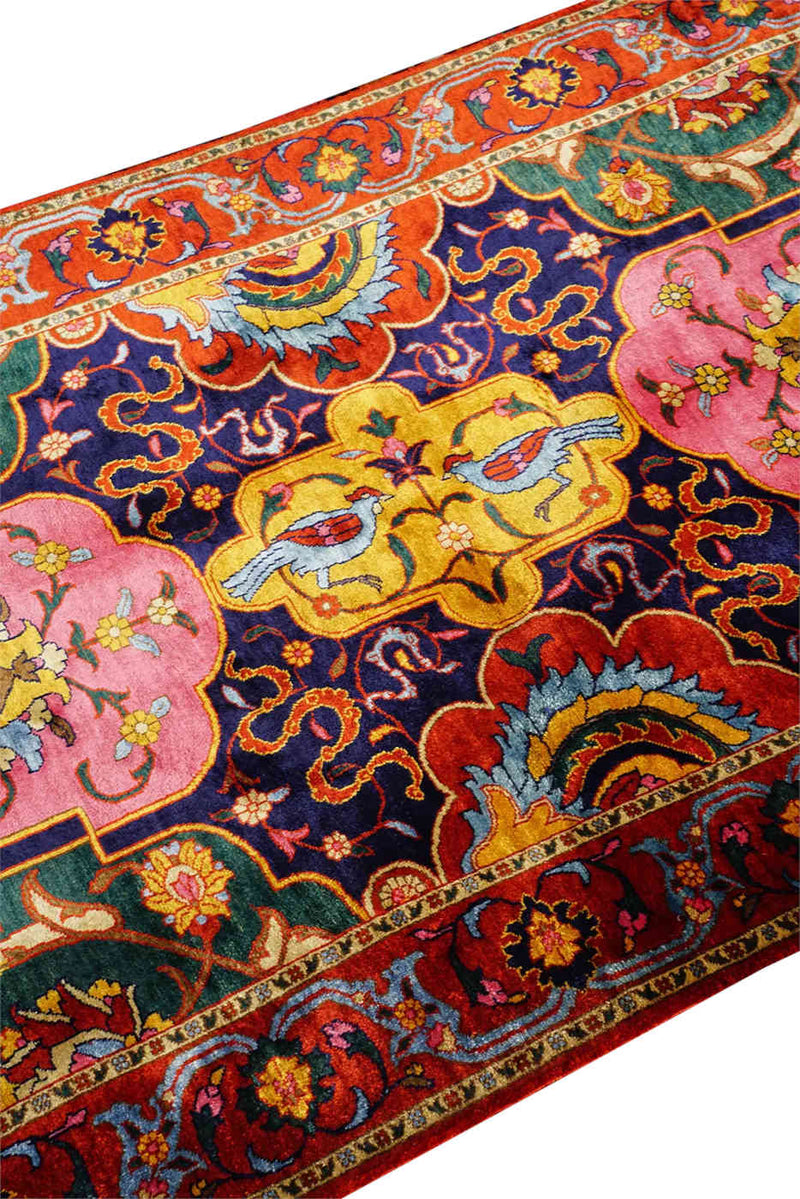 Parihan Heriz Persian Rug Silk 73x182