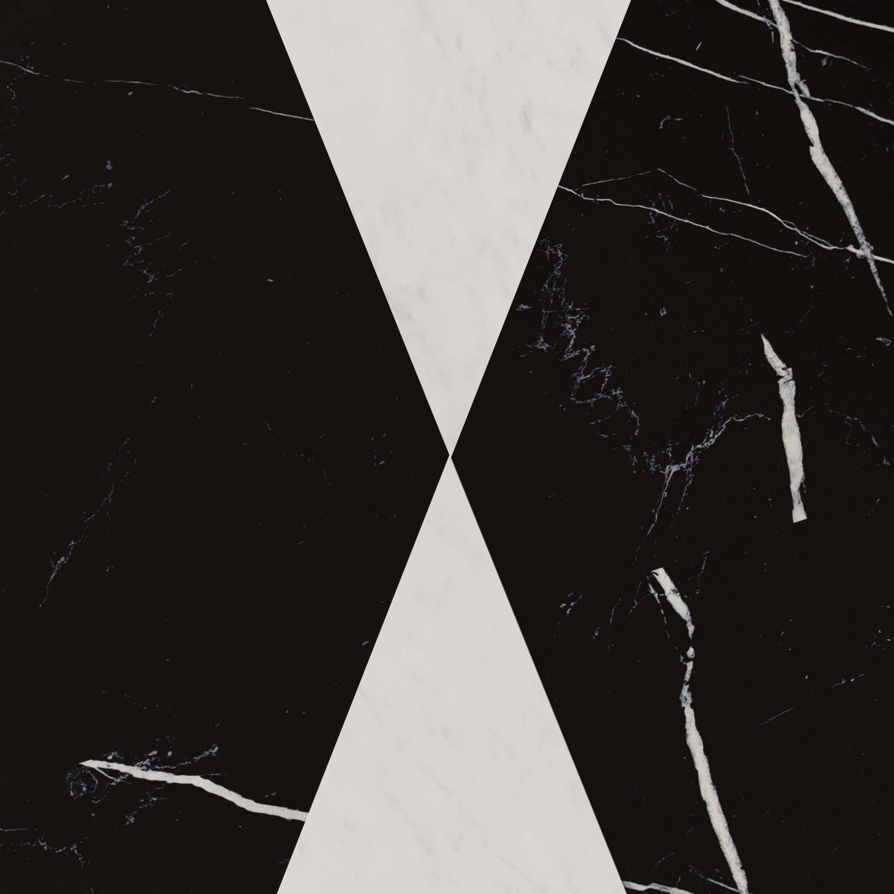 Black & White Marble Vase - Italian Designer Furniture & Decor Dubai