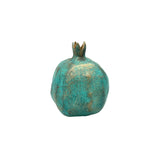 Turquoise Metal Pomegranate Decor
