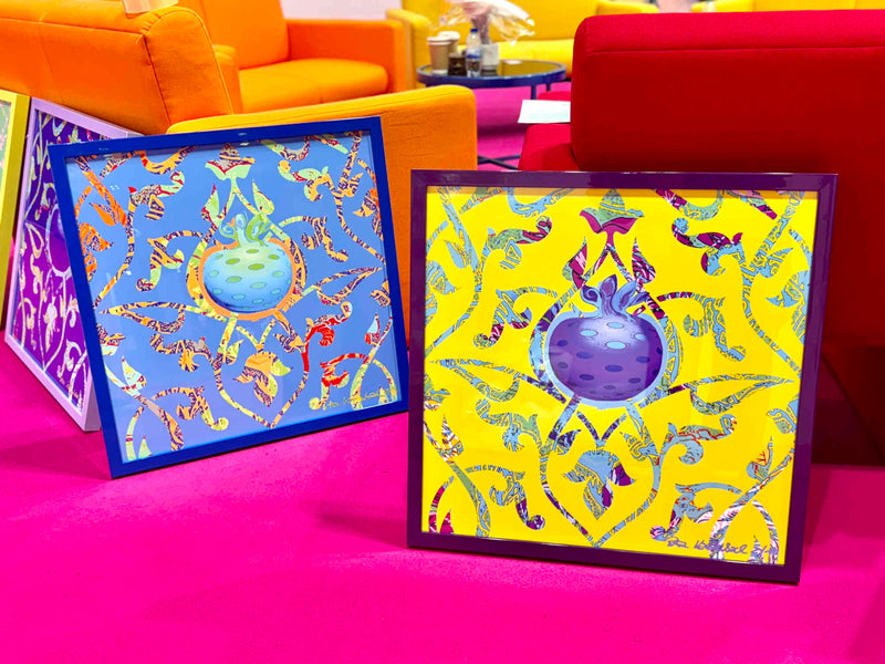 Pomegranate Forever Framed Print On Paper, Arab Pop Art Dubai