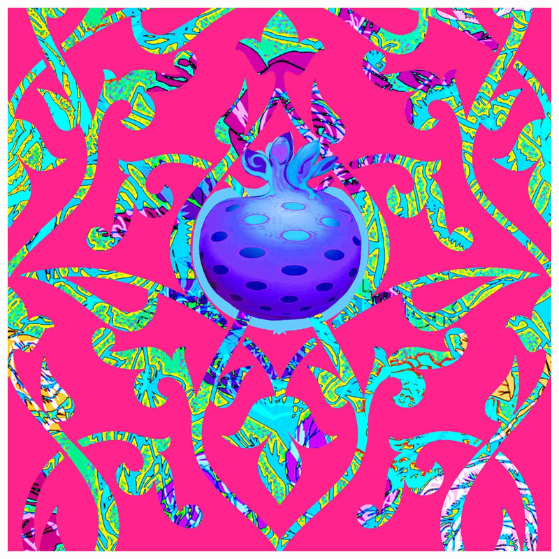 Pomegranate Forever Framed Print On Paper, Arab Pop Art Dubai