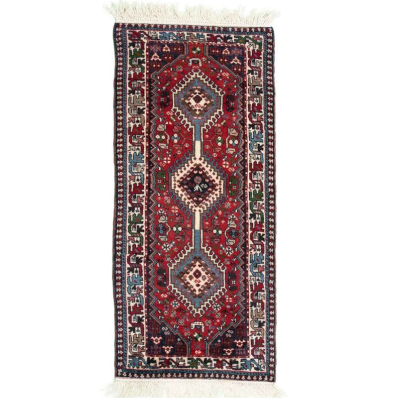 Qashqai Persian Carpet 65x145, Handmade Tribal Wool & Silk Rugs in Dubai