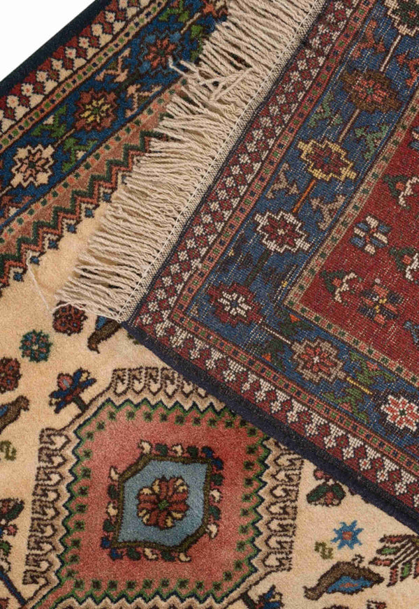 Qashqai Persian Carpet 80x165, Handmade Tribal Wool & Silk Rugs in Dubai