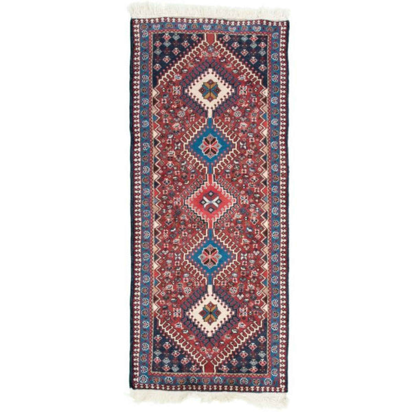 Qashqai Persian Carpet 60x145, Handmade Tribal Wool & Silk Rugs in Dubai