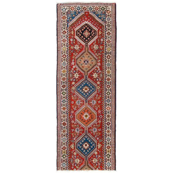 Nomadic Qashqai Persian Carpet Runner 80x225, Tribal Wool & Silk Rugs & Kilims Dubai