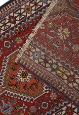 Nomadic Qashqai Persian Carpet Runner 80x225, Tribal Wool & Silk Rugs & Kilims Dubai