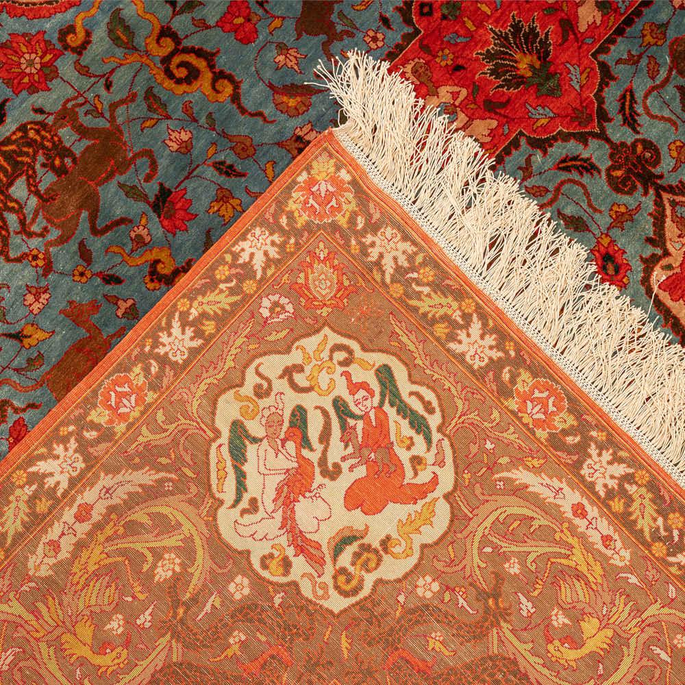 Rameshgar Heriz Persian Carpet Silk 228x304, Authentic Vintage Rugs & Kilims in Dubai