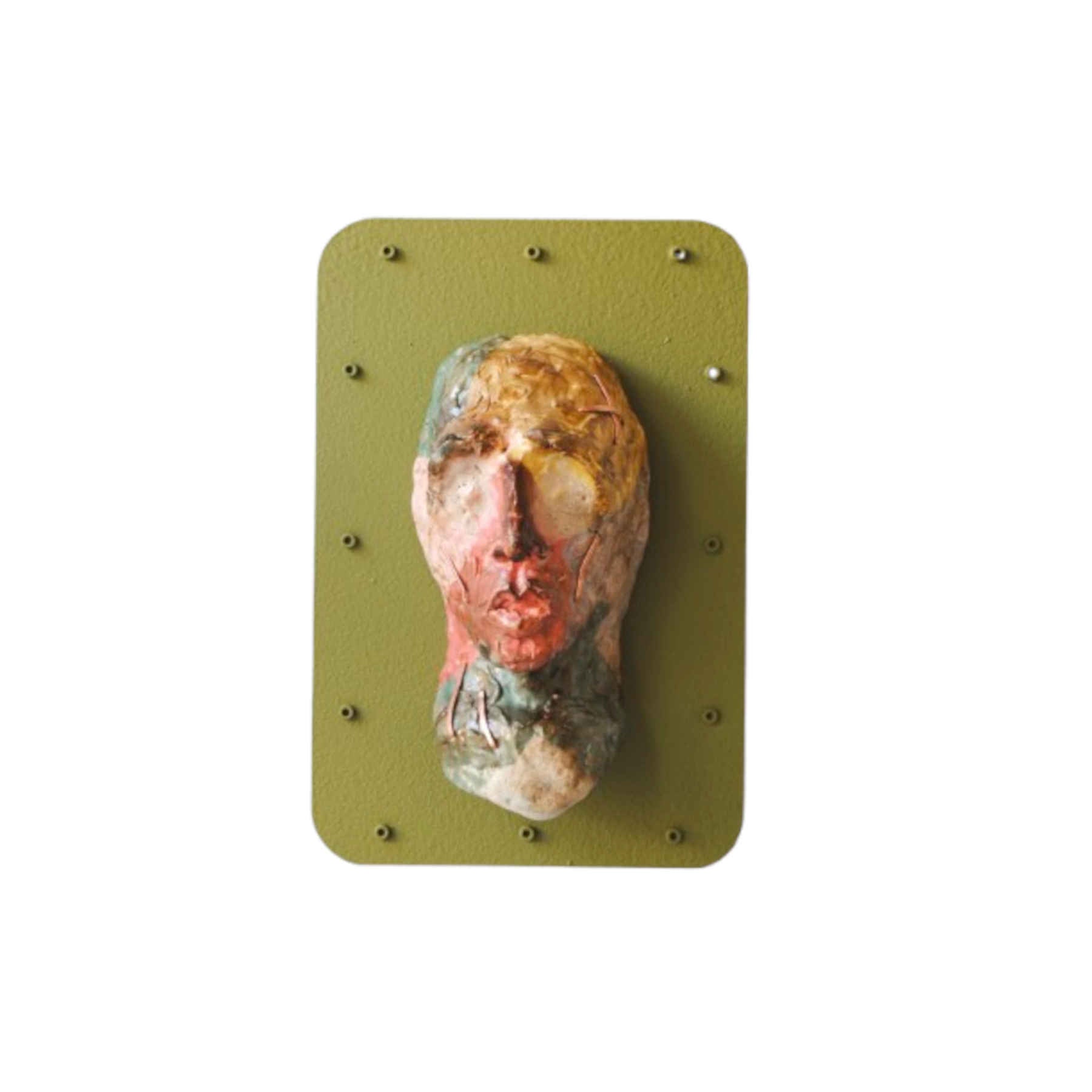 Wall mounted Sculptural Heads Set By Hossein Kahfi