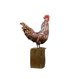 Rooster Paper Mache Sculpture By Hamed Mashmouli in Dubai