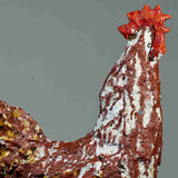 Rooster Paper Mache Sculpture By Hamed Mashmouli in Dubai