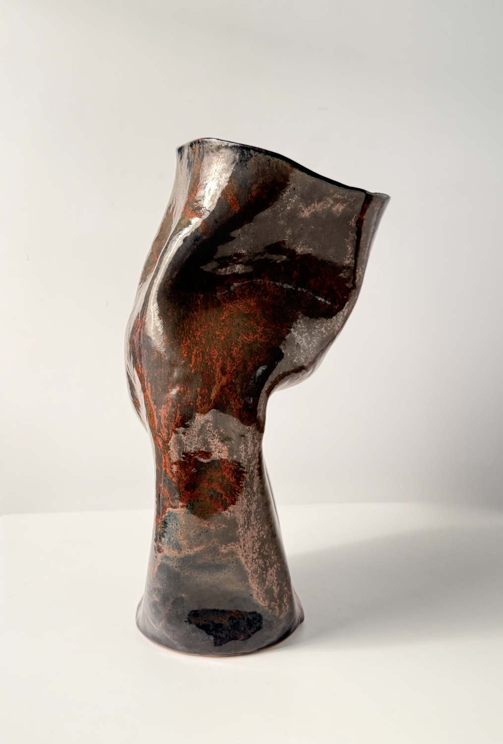 Irregular shaped Ceramic Vase and Decorative Art by Madar Al Suwaidi