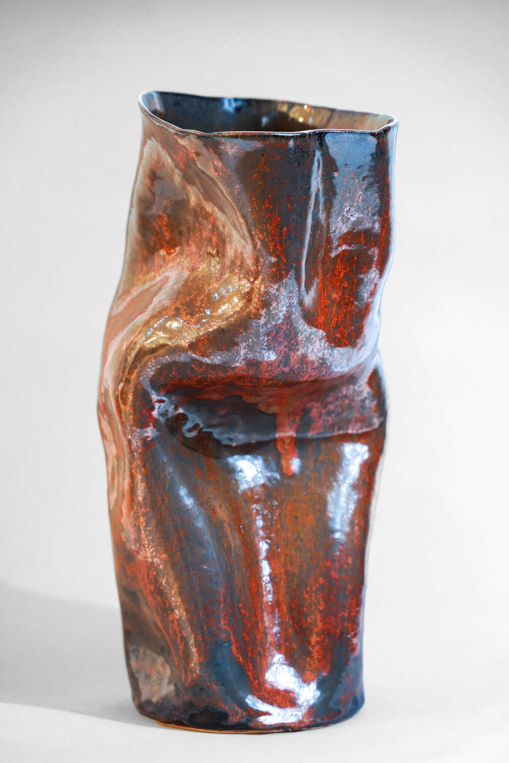 Irregular shaped Ceramic Vase and Decorative Art by Madar Al Suwaidi